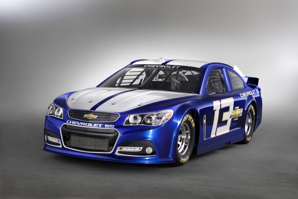 Holden's VF Commodore broke cover in the form of a Chevrolet-branded Nascar. Holden's VF Commodore broke cover in the form of a Chevrolet-branded Nascar.